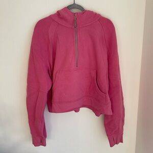 Lulu Lemon Scuba Half-Zip Sweatshirt - Pink Blossom